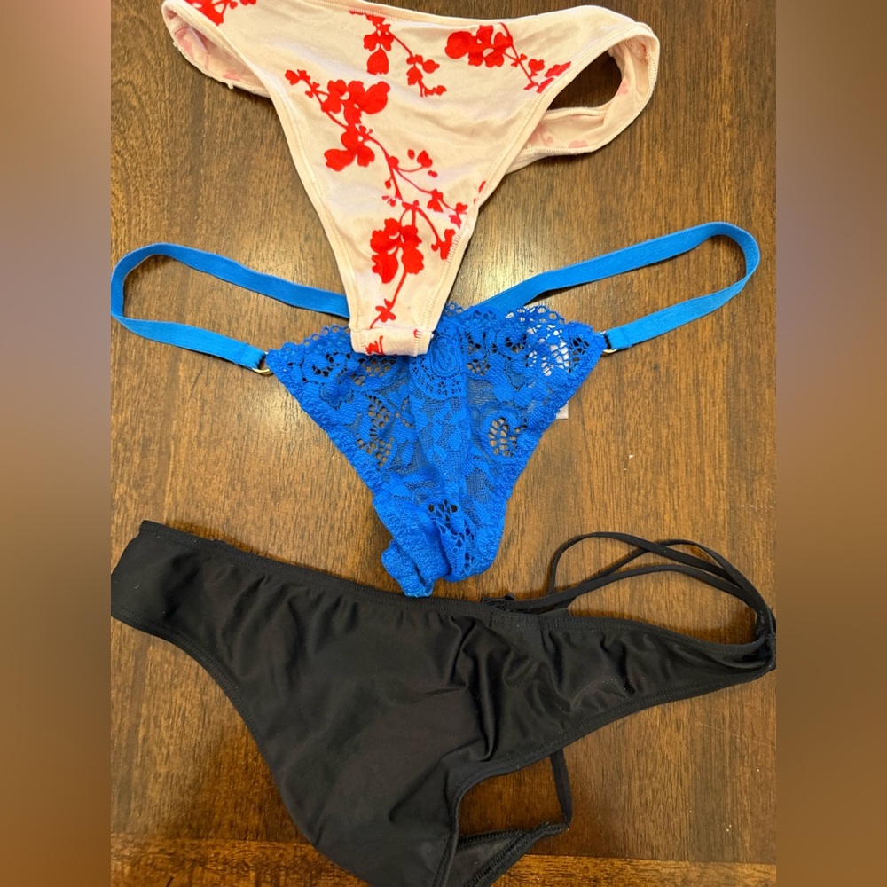 Victoria's Secret Pink Lace Thong